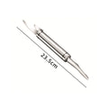 Multifunctional 304 stainless steel shrimp remover with eagle-beak tip and double row blades