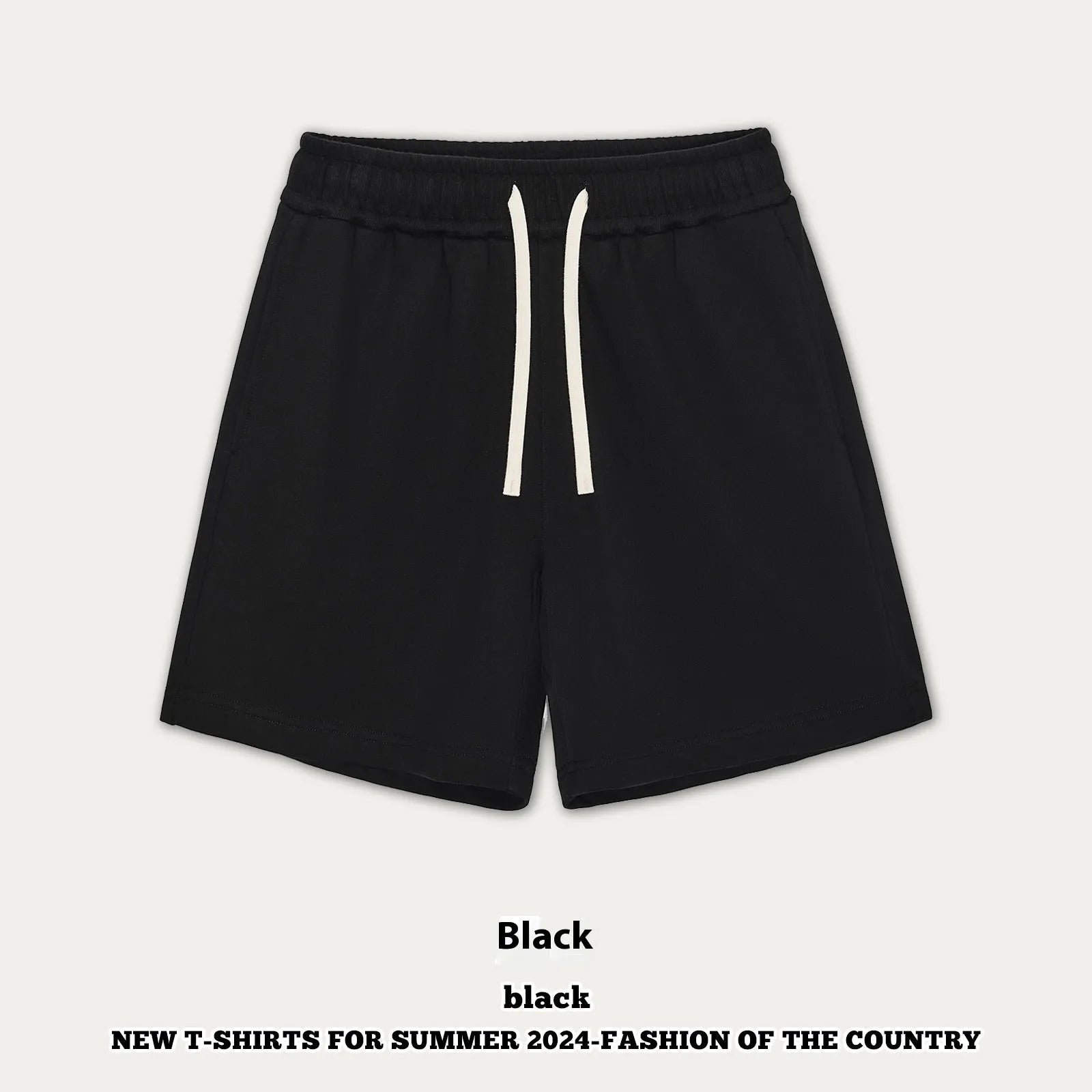 Cotton denim summer shorts for baby boy or girl in loose fit with five colour options