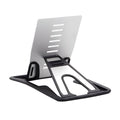 Black lazy bracket card phone holder for desktop measuring 8.5cm by 5cm