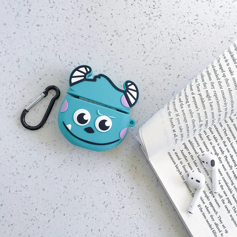 Cartoon animal silicone protective case for Apple AirPods in multiple colour options