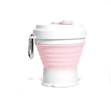 Blue silicone quick refrigeration pinch cup for making slushies, showing cylindrical shape.