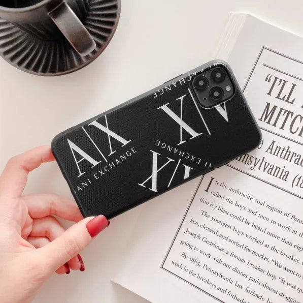 Silicone mobile phone case for iPhone 11, X, 8 and 7 models in black, white and red colours