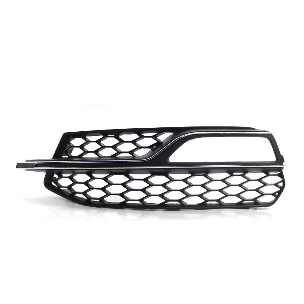 Black ABS bumper fog lamp grille for 2013-2016 Audi A3 Sport S3 with electroplating finish