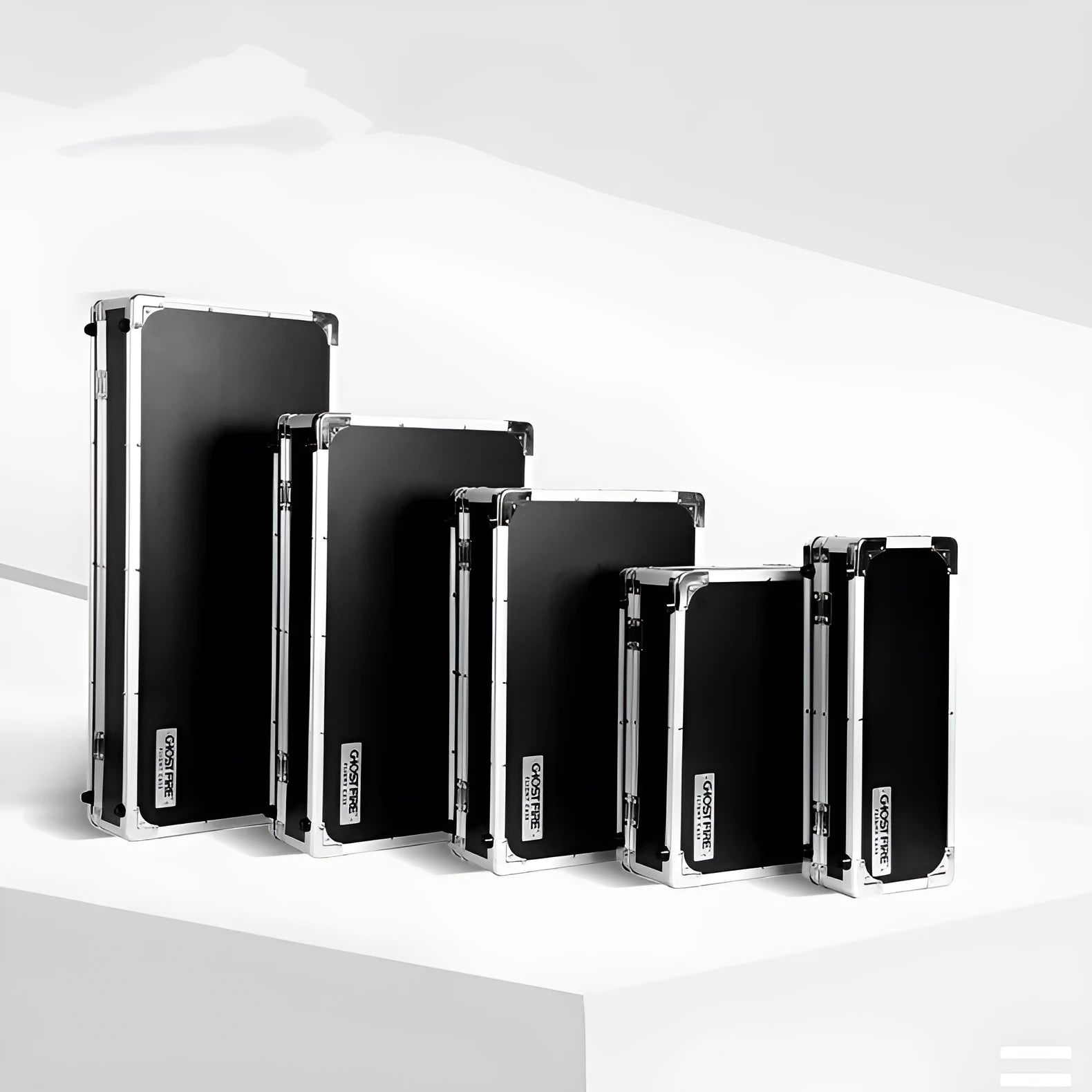 Black aviation-style hard flight case for a trumpet, shown with handle, designed for T-EC8 and TEC4 models.