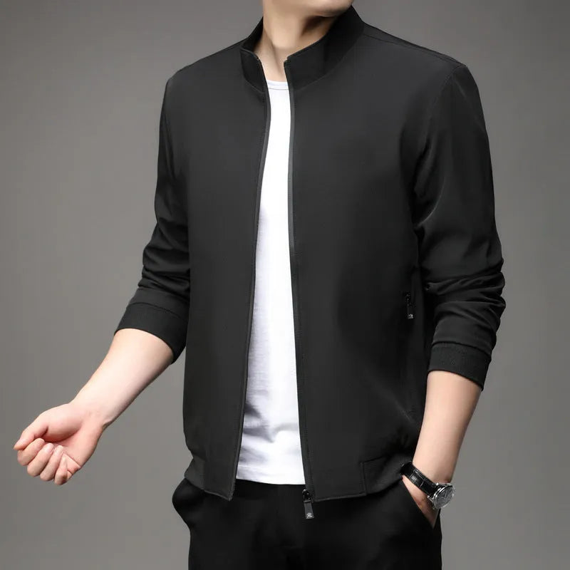 Men's Korean-style loose lapel casual jacket in multiple colours for autumn