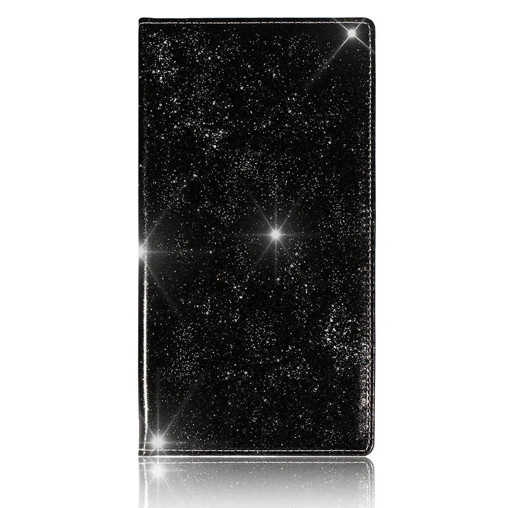 PU leather car document wallet for insurance and registration papers in black colour.