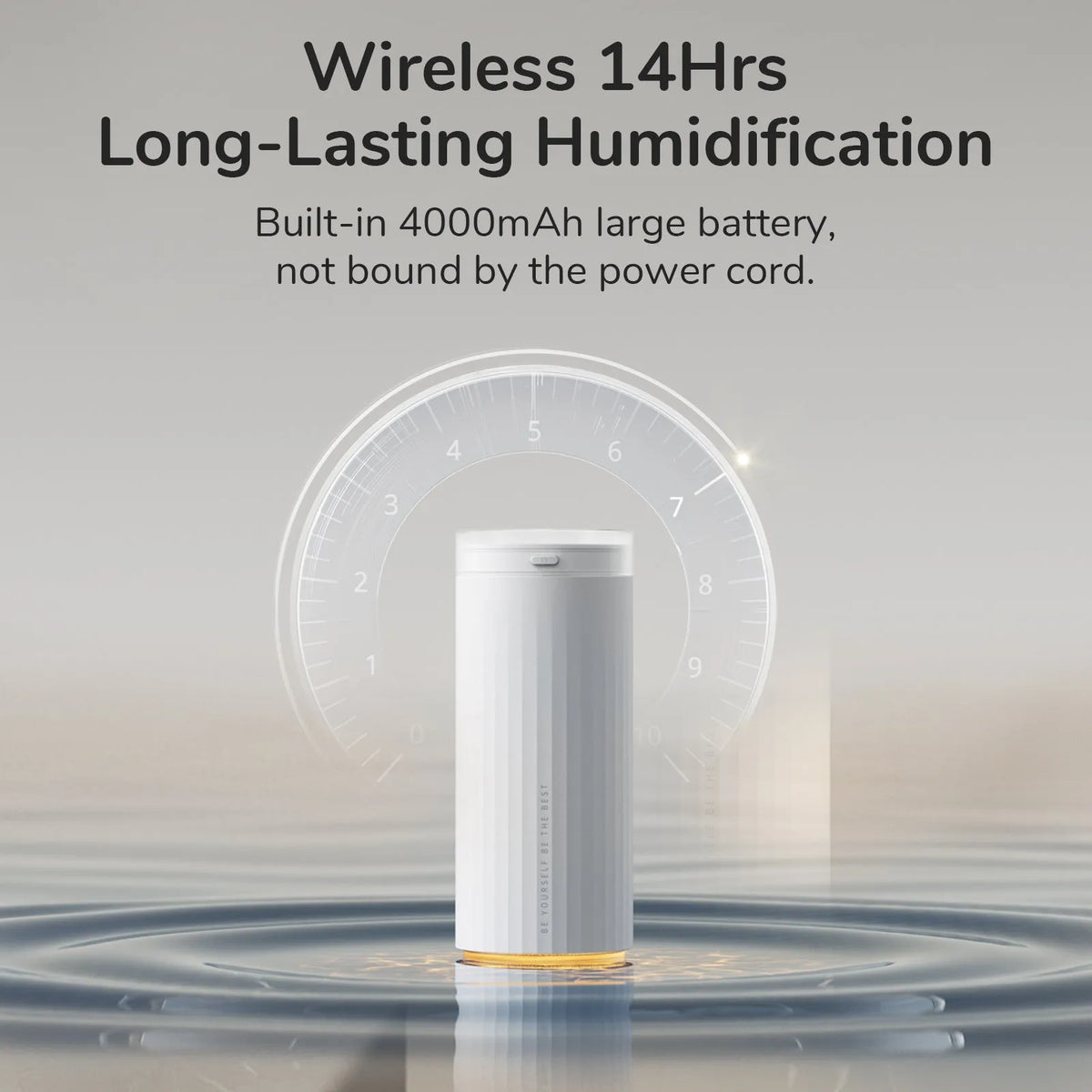500ml desk humidifier with night light, two fog outlets, USB and car power, in Earth Brown, Coral Pink, or White.