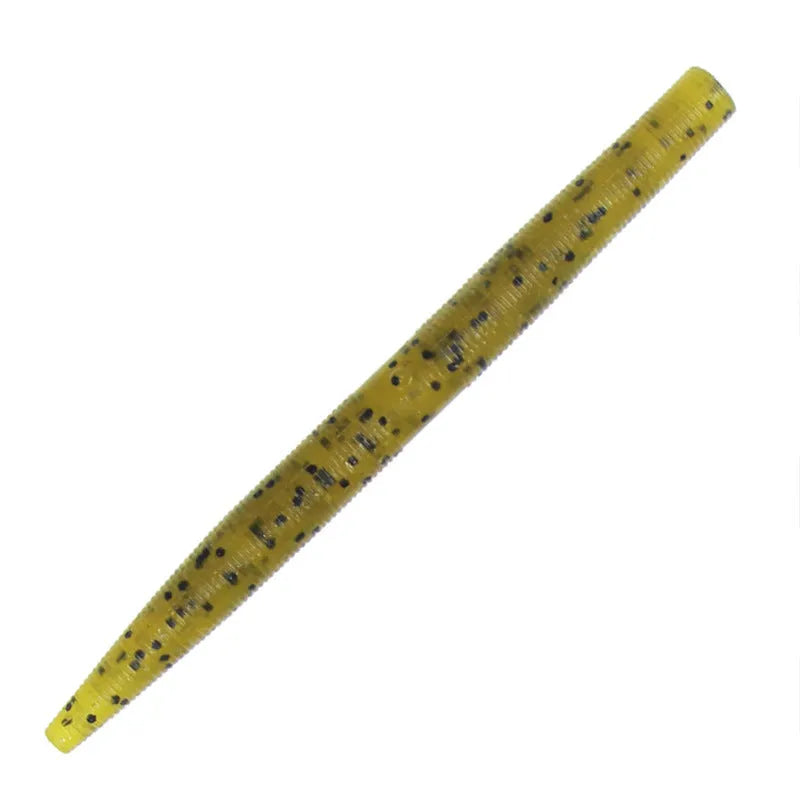 Soft worm fishing bait salted noodle profile 8cm and 10.5cm in seven colours for weever and mandarin fish