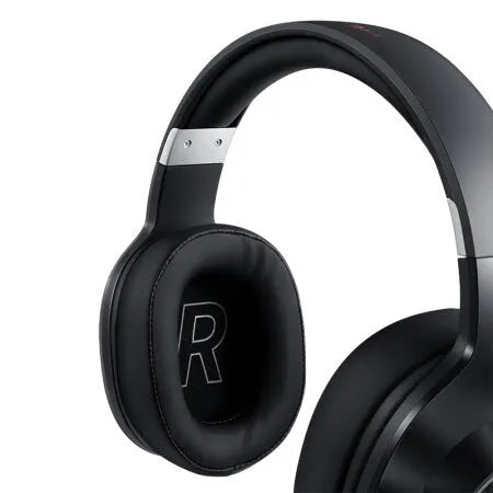 Wired USB esports headset with microphone for PC gaming, black colour, sponge earmuffs