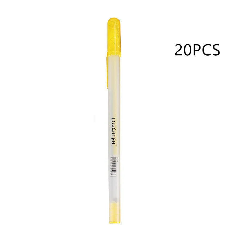 Touchnew black card highlight pen with 0.8mm tip for hand-painted stroke illustration