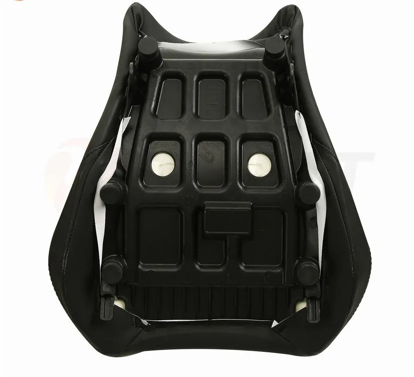 PU leather seat cover set for Suzuki GSXR1000 motorcycle front and rear seats.