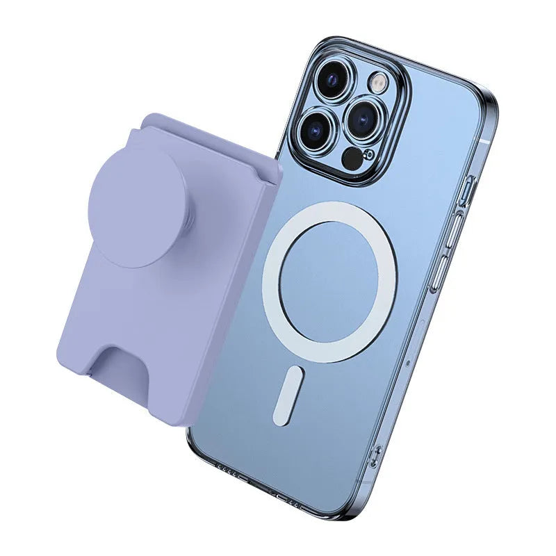Minimalist magnetic phone airbag holder for Apple iPhone in five colour options