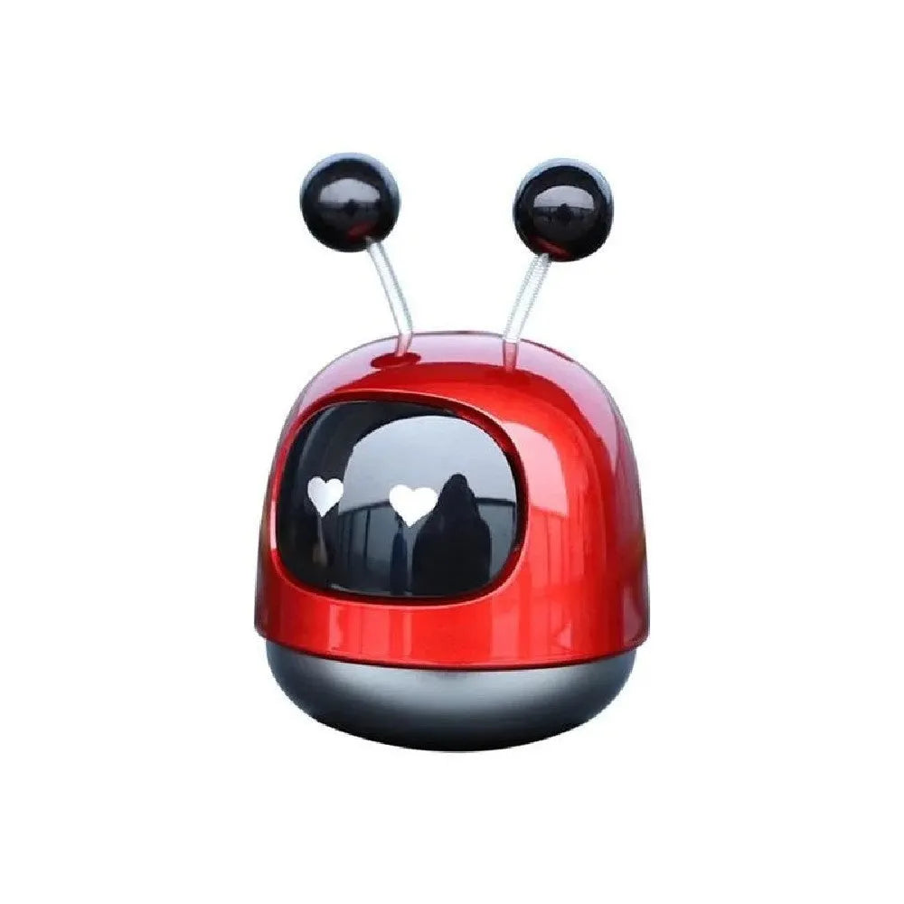 Robot car design car vent aromatherapy ornament with 40ml gel capacity