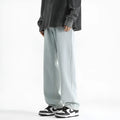 Men's straight leg washed jeans in 882 light blue with button waist and cotton fabric