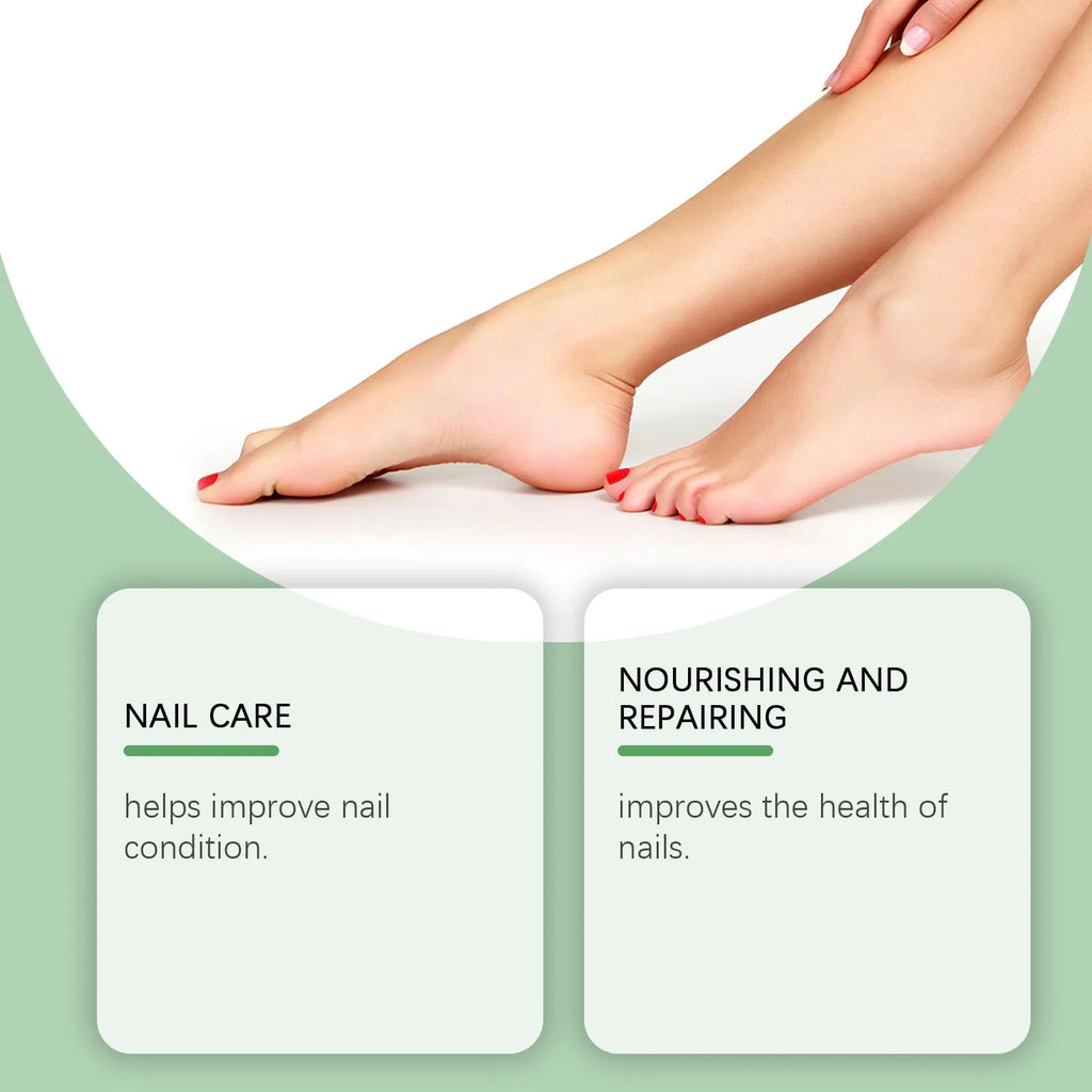30ml bottle of nail care solution with tea tree oil and colloidal silver formula