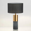 Dark grey industrial style table lamp with Nordic design, 220V, warm white or neutral light options