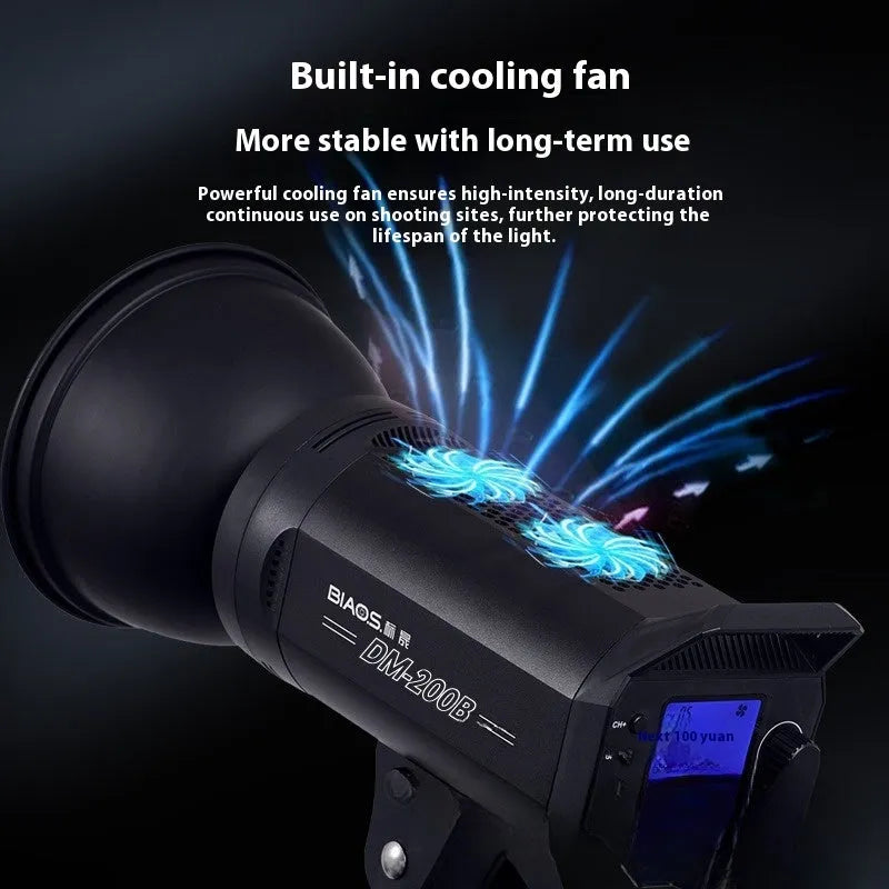 Live shooting soft always-bright photography light build fill light 150W 200W 2700K-6500K studio LED
