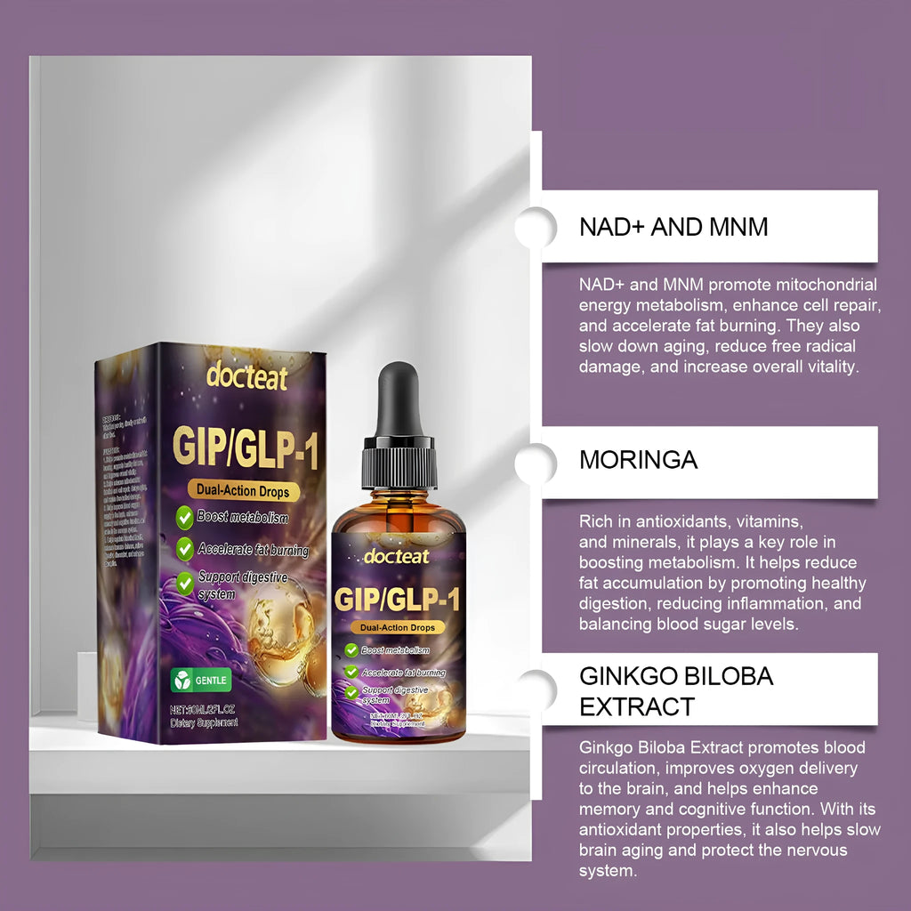 60ml bottle of Balance Relieving liquid supplement drops with a black dropper