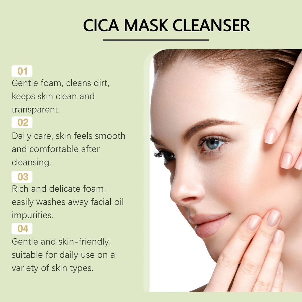 Centella Asiatica Soothing Facial Cleanser 120g tube with botanical extracts