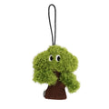 Pine tree shaped cat toy with mint bag pendant for biting and grinding in three sizes