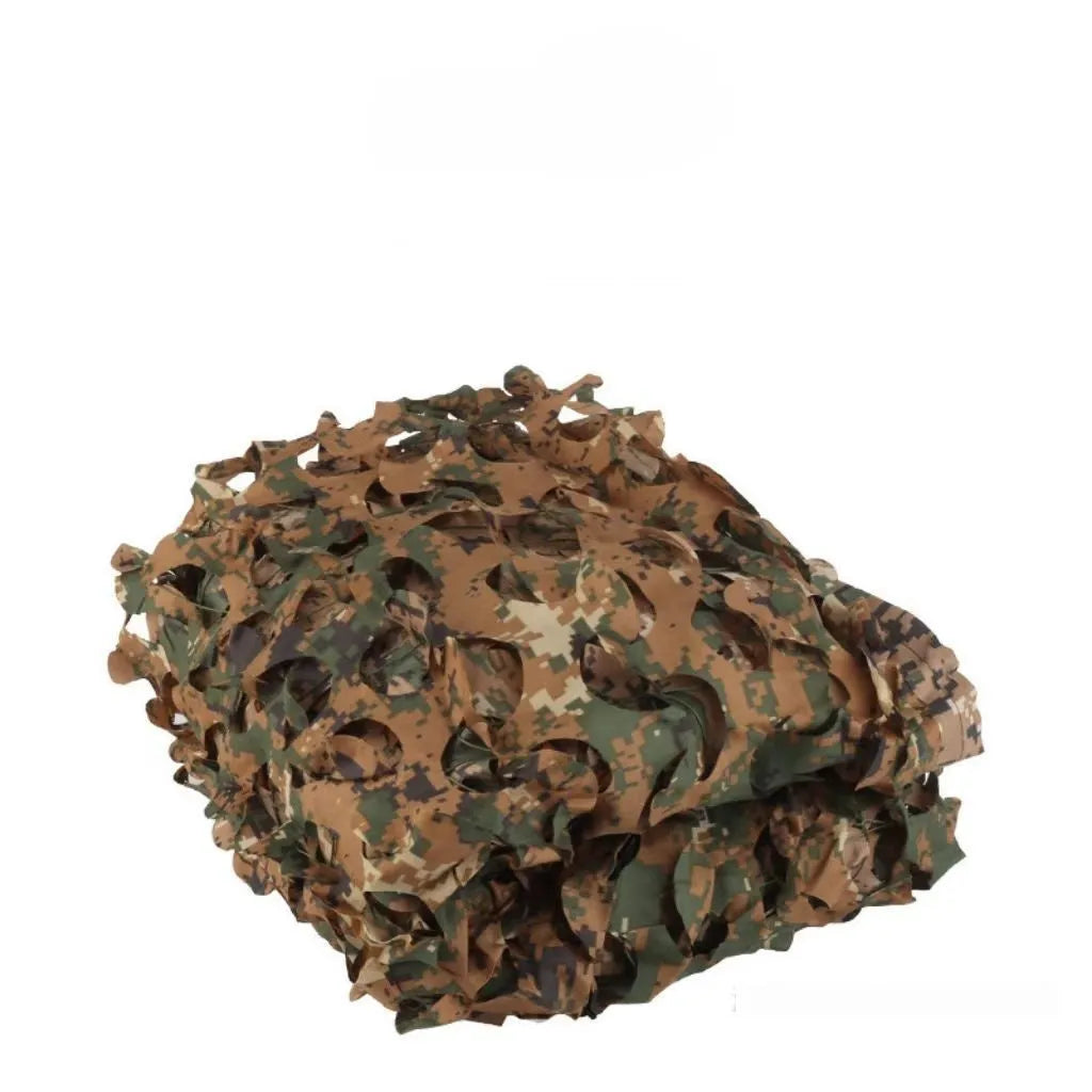 Green camouflage net cover for military and outdoor use with multiple pattern options