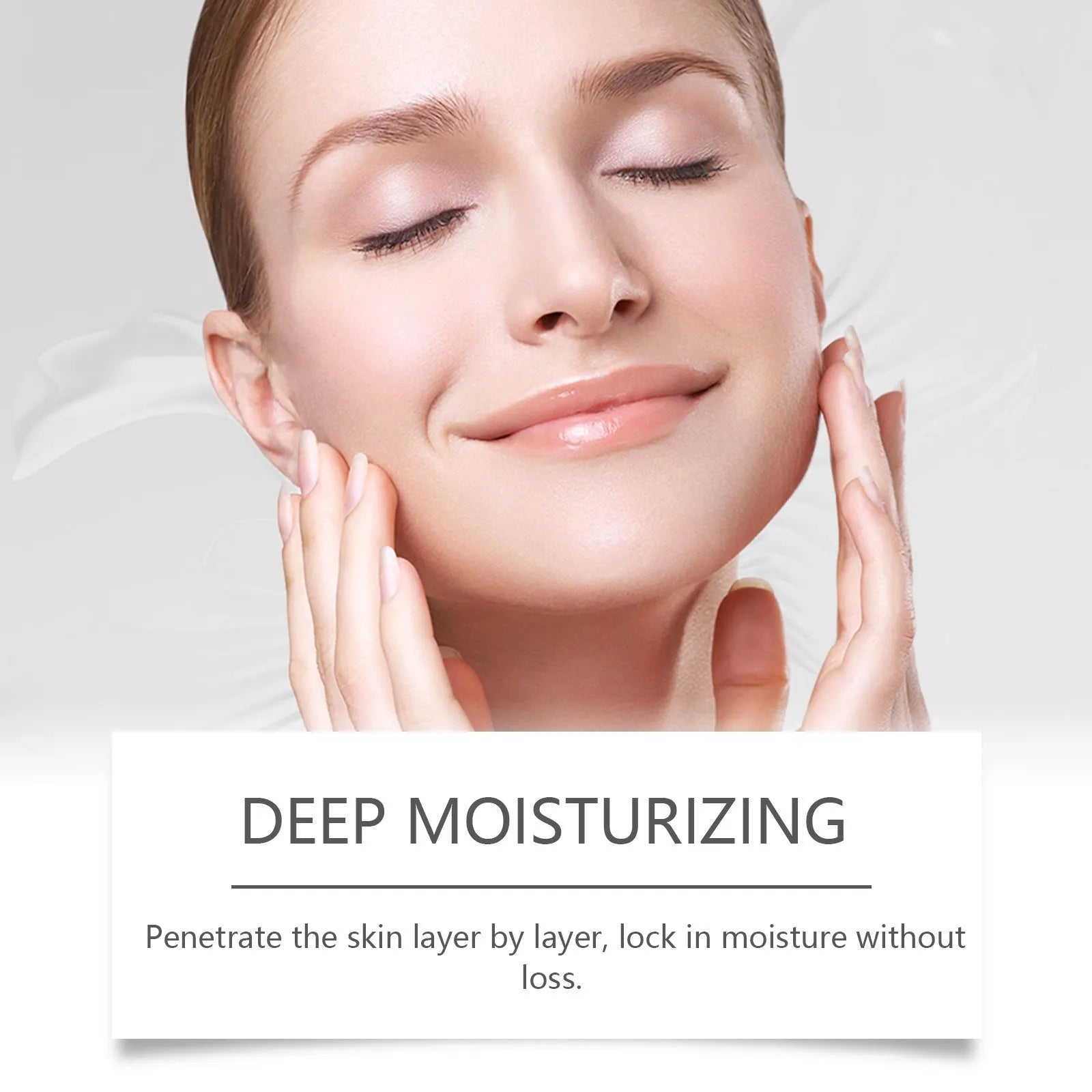 Four collagen tightening facial masks each measuring 23.5cm by 16.8cm for skincare