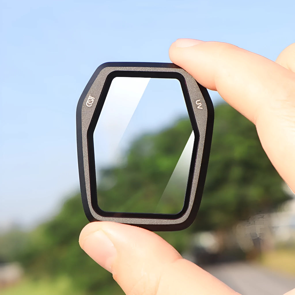 CPL polarized and ND filter lens set for drone UAV with aluminium frame and magnetic storage box