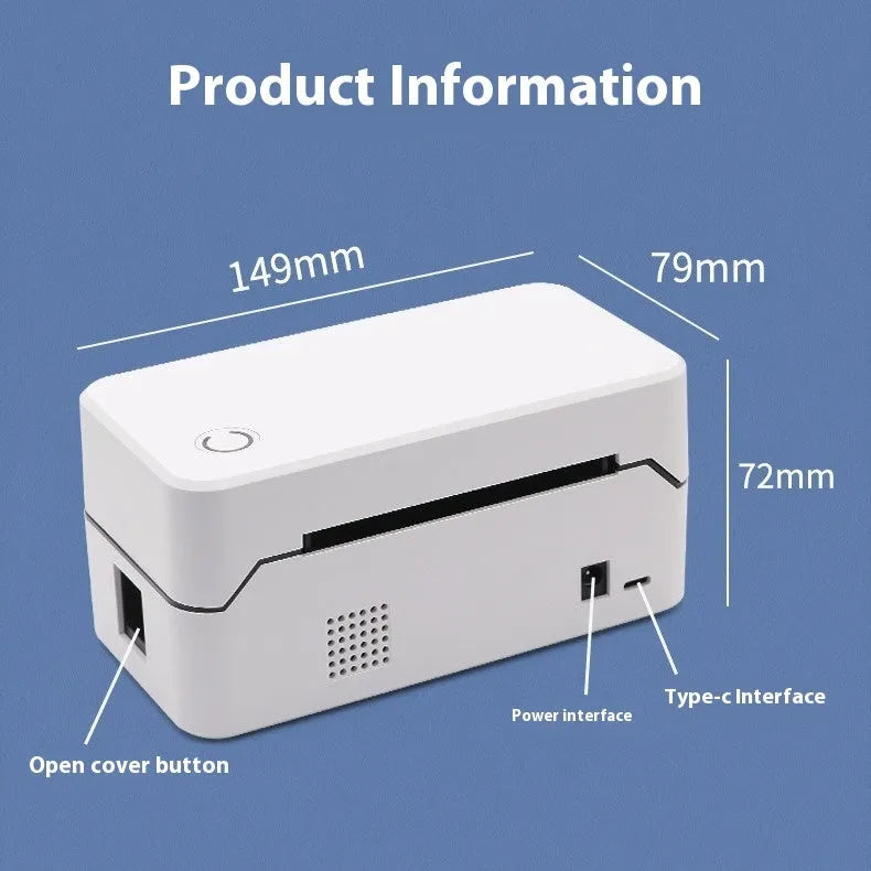 Thermal Express Single Electronic Surface Printer with compact design showing front panel and connectivity ports