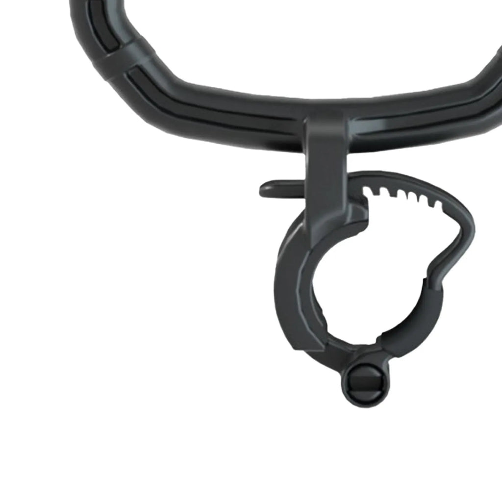 Adjustable weight kettlebell handle in PP, 21 x 19cm, available in Black or Orange for fitness body shaping.