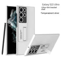 Four-colour Samsung Galaxy ultra-thin bracket phone case with solid colour finish