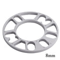 Aluminium automobile wheel hub widening gasket spacer for brake clearance in multiple thickness options