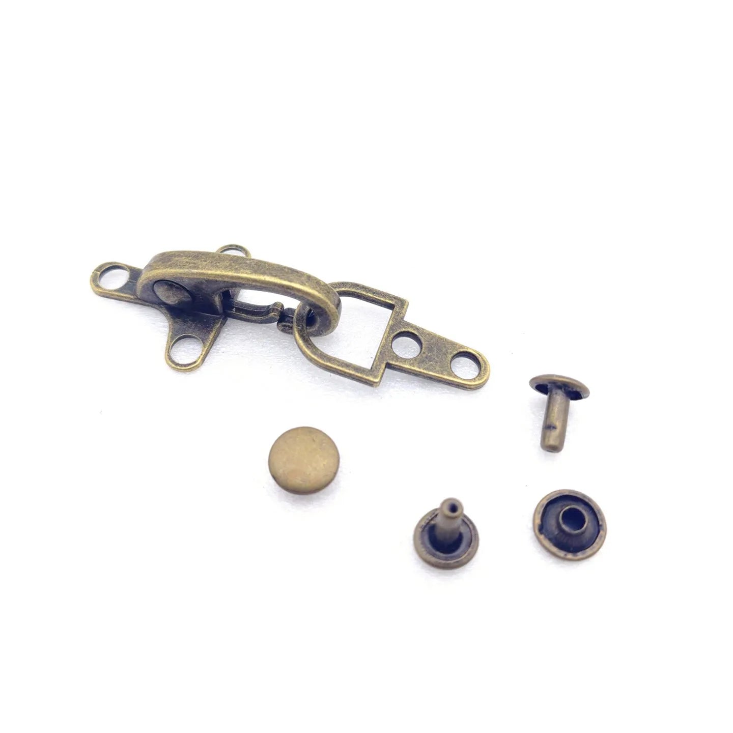 Alloy metal aircraft buckle decoration in bronze gold gun or silver finish