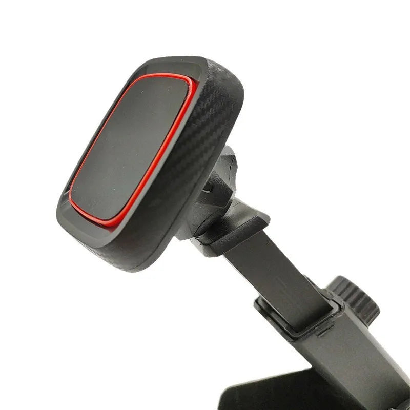 Hose black coloured universal car phone holder with long brush design for air vent or windshield mounting