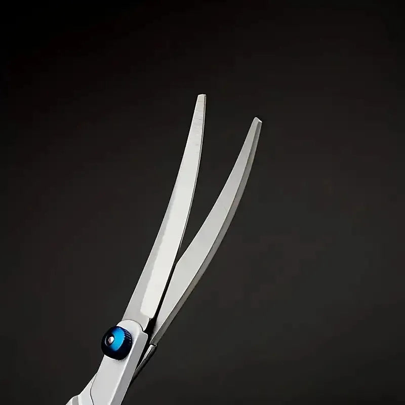 Portable metal dog grooming scissors set supplied as a split hat pet scissors set for home use