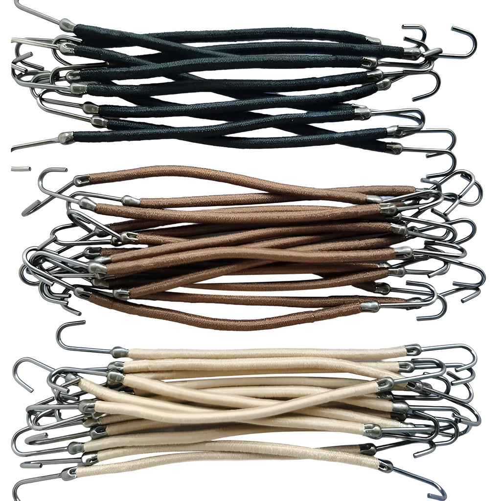 Double hook style hair tool for wig making and hair extension attachment in solid colour.