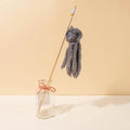 Octopus cat toy with long stick in multiple colours for indoor play