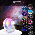 Galaxy starry sky projection lamp with planet modelling, 256-colour APP control, 125x122x110mm, socket powered