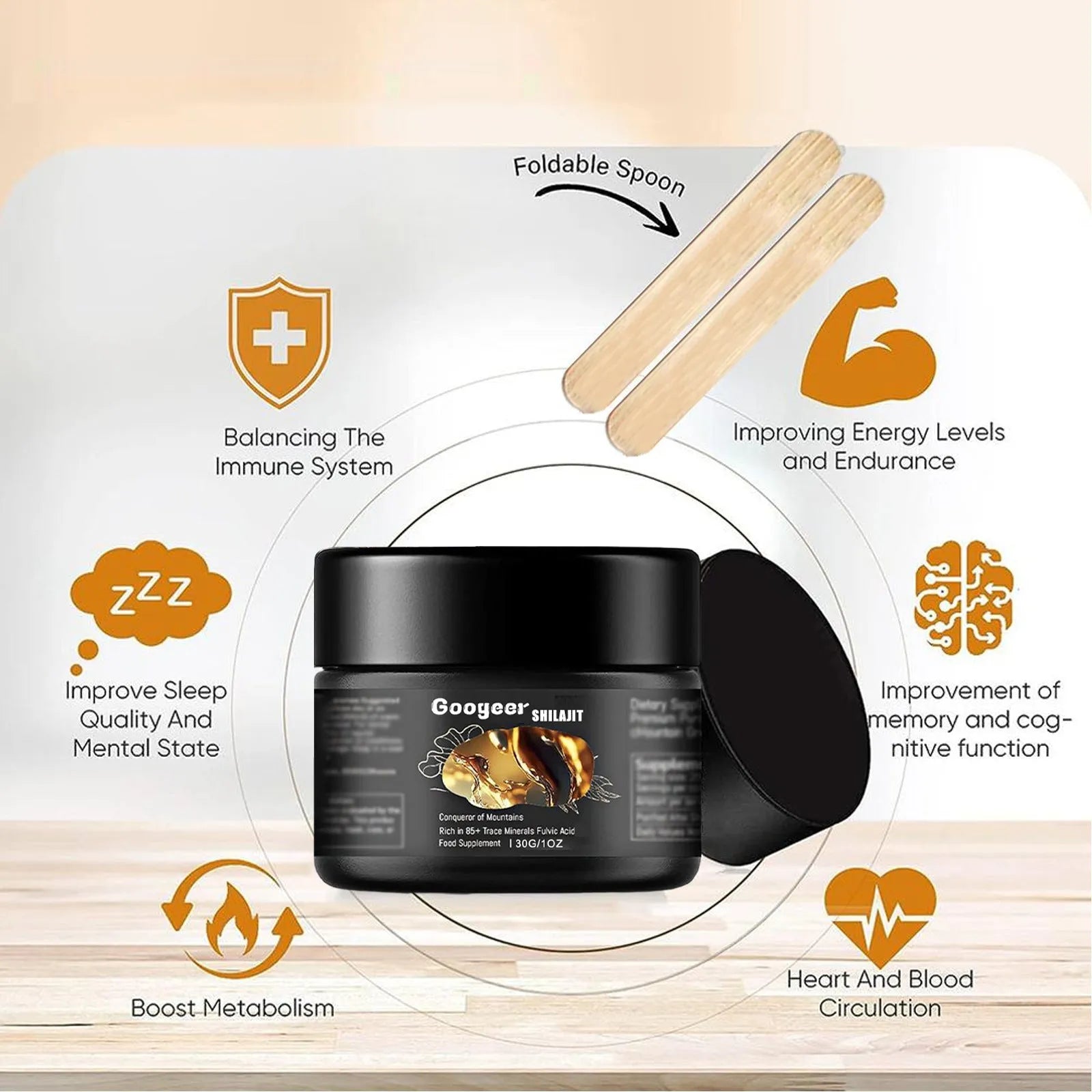 30g body care supplement kit with vitalising agents for universal skin types
