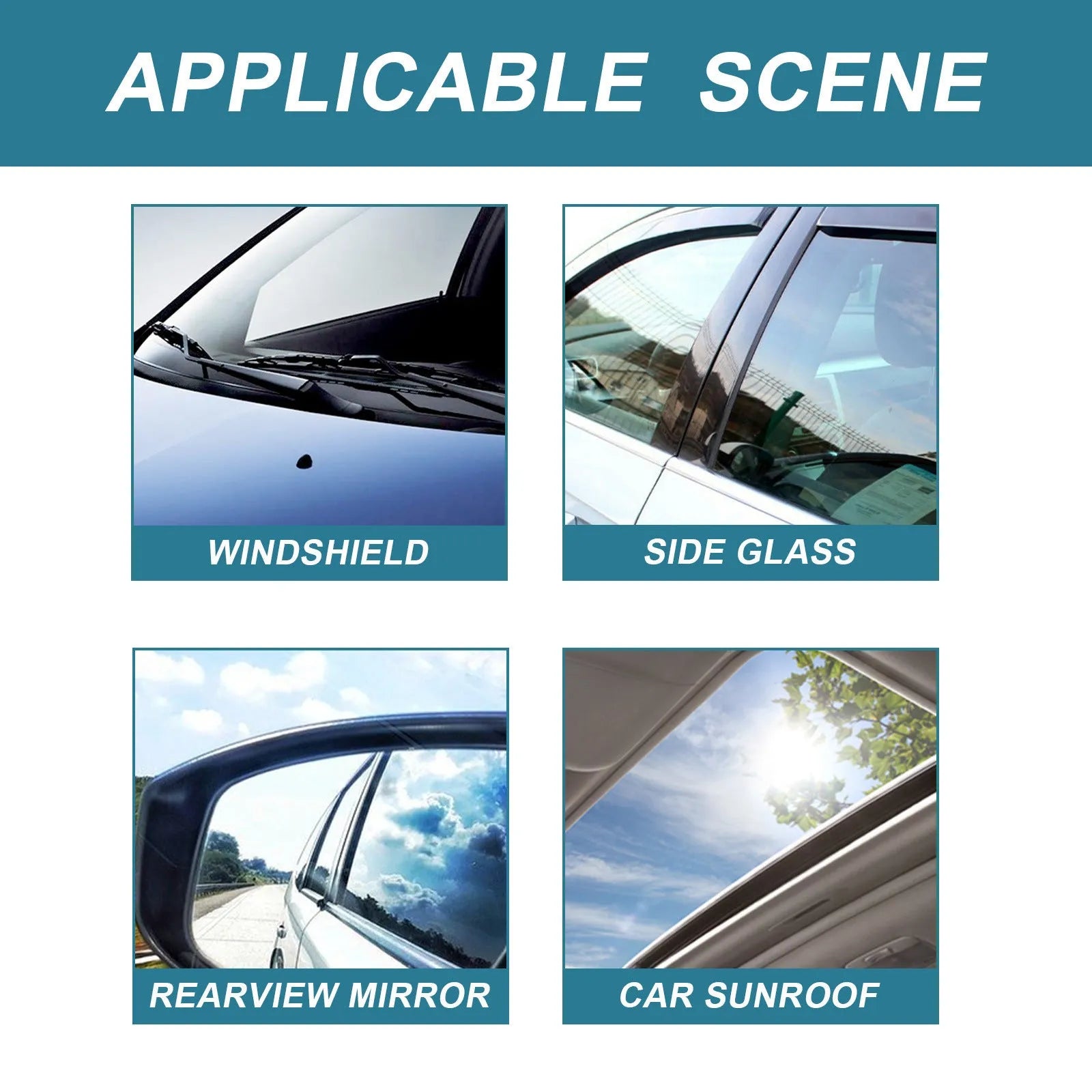 150ml car windscreen anti-icing agent bottle for winter snow and ice removal