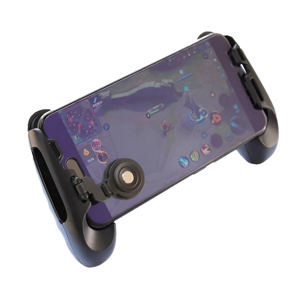 Pink gamepad with rocker grip and suspended heat dissipation design for Android iOS PC