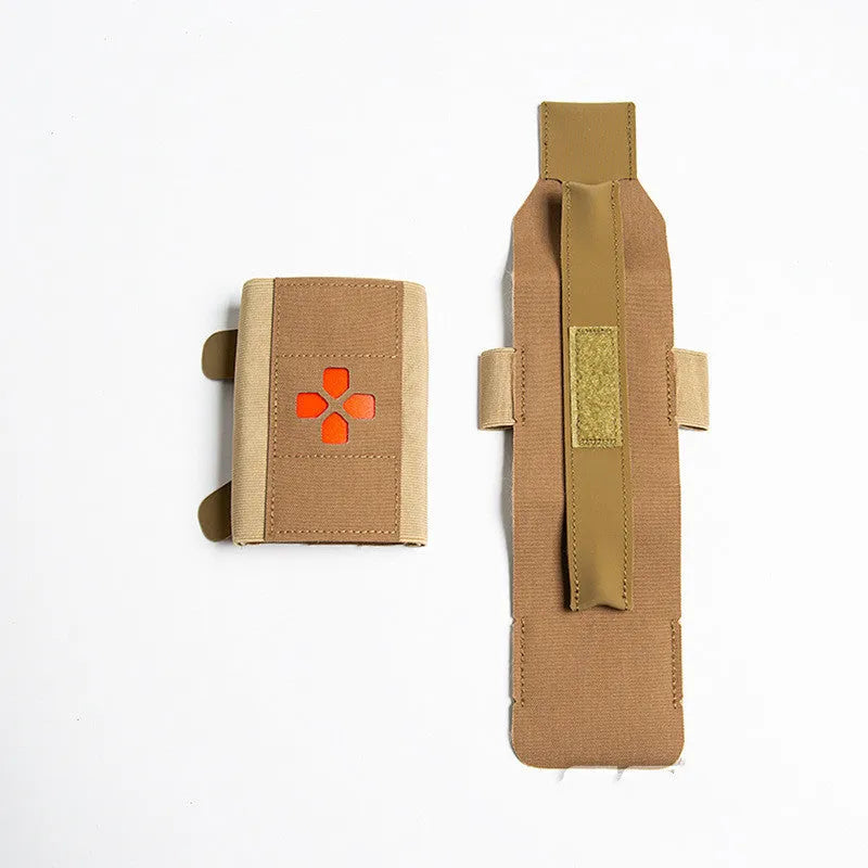 Outdoor Supplies Camouflage Tactics nylon first-aid kit in CP camouflage colour, size TB1384