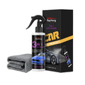 3 In 1 Car Paint Spray 100ml with polytetrafluoroethylene coating, microfiber towel, and scratch repair formula