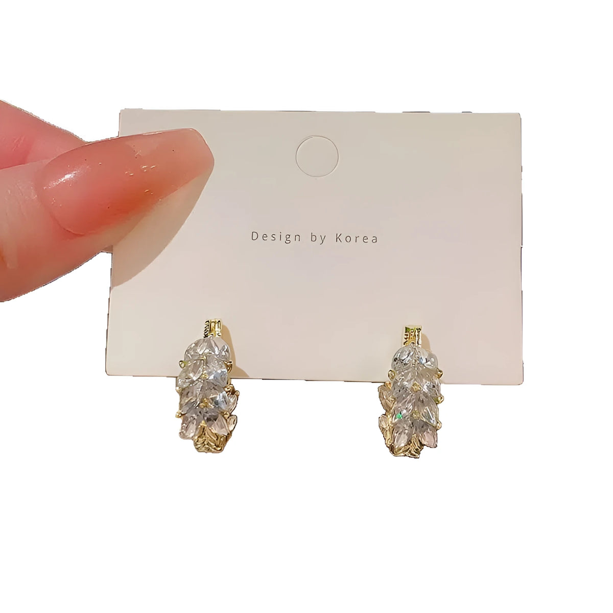 Adjustable wheat ear ring in simple temperament style, Style1 gold-tone costume jewellery for women