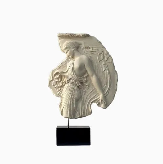Wine Goddess decorative resin sculpture ornament in modern European style.