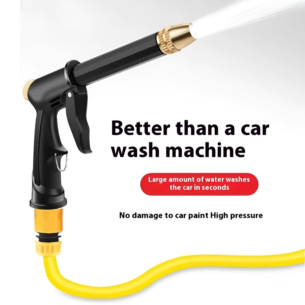 High pressure car washing gun with aluminium alloy nozzle and 5m PVC hose