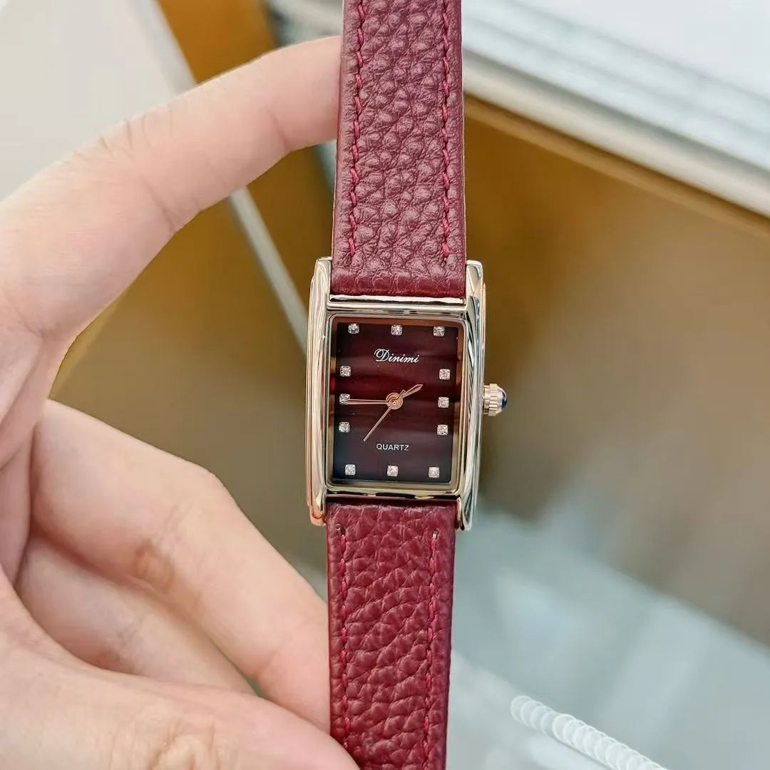 Octagonal alloy women's watch in Chinese style with various decorative options.