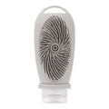 Silicone bath brush storage bottle in pink, flesh, orange, sea blue, grey blue, grey yellow, light green, and light grey colours.