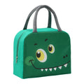 Cartoon insulated lunch box bag in Oxford cloth with aluminium foil lining