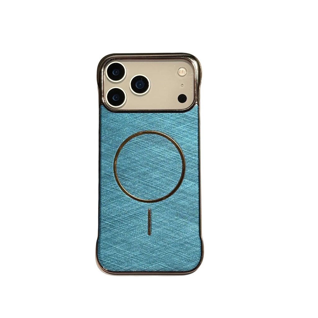 Electroplating frameless magnetic phone case for iPhone 17 in multiple colour options
