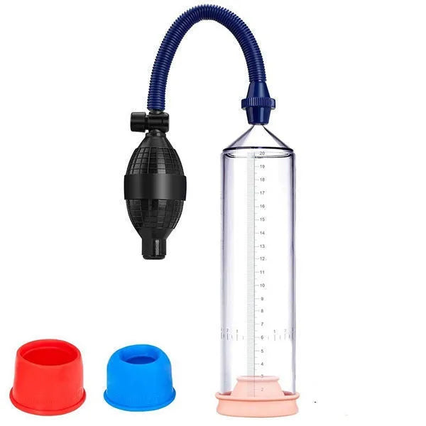 Male minimalist home exercise machine silicone cover accessory with plastic valve exerciser